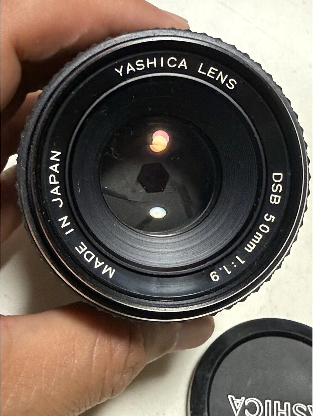 Yashica DSB 50mm F/1.9 Manual Focus Standard Prime Lens W/tele Converter
